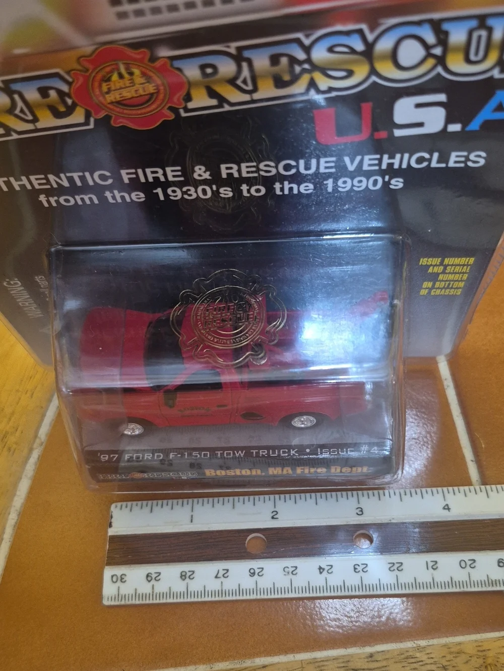 New  Fire Rescue Usa  Die-Cast Lot Of 4. One Of 9,999. Ford F150, Chevel Camino